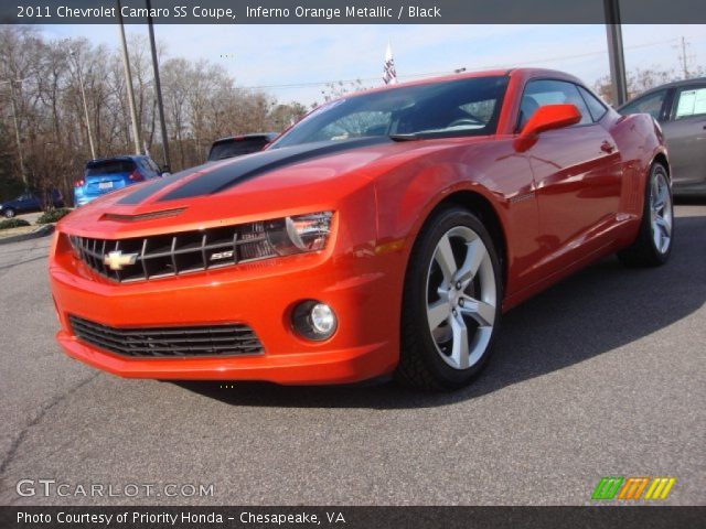 2011 Chevrolet Camaro SS Coupe in Inferno Orange Metallic