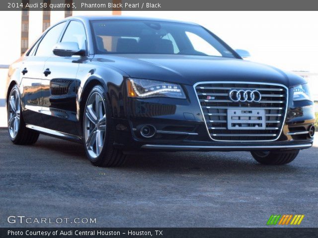 2014 Audi S8 quattro S in Phantom Black Pearl