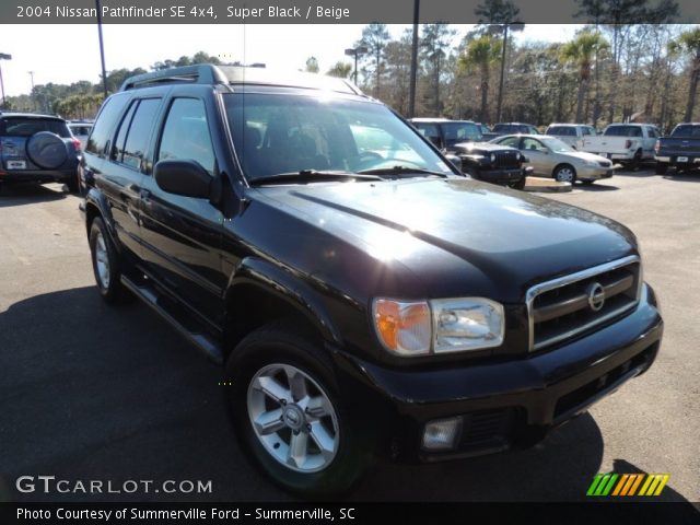 2004 Nissan Pathfinder SE 4x4 in Super Black