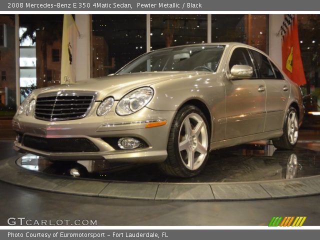 2008 Mercedes-Benz E 350 4Matic Sedan in Pewter Metallic