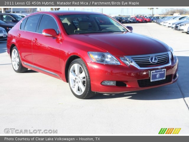 2011 Lexus GS 450h Hybrid in Matador Red Mica