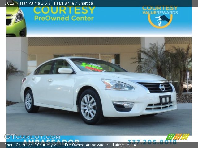 2013 Nissan Altima 2.5 S in Pearl White