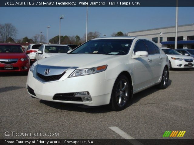 2011 Acura TL 3.7 SH-AWD Technology in White Diamond Pearl