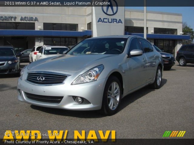 2011 Infiniti G 37 x AWD Sedan in Liquid Platinum