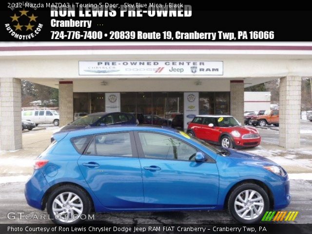 2012 Mazda MAZDA3 i Touring 5 Door in Sky Blue Mica