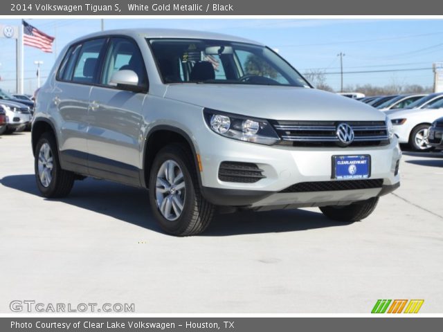 2014 Volkswagen Tiguan S in White Gold Metallic