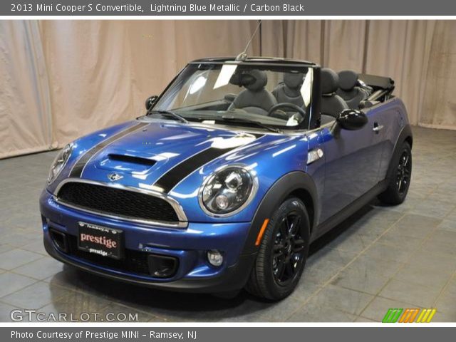 2013 Mini Cooper S Convertible in Lightning Blue Metallic
