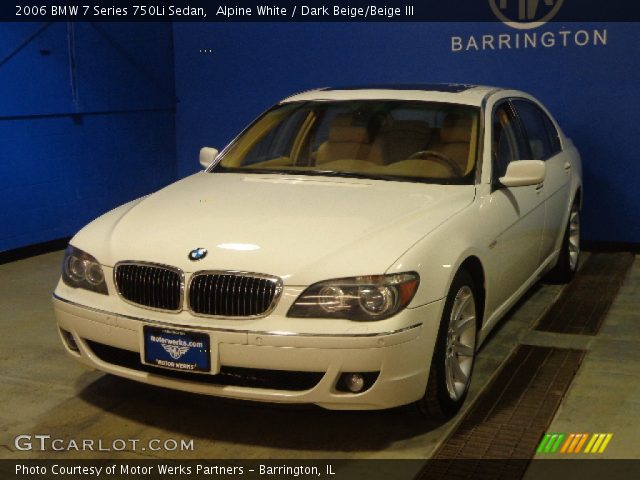 2006 BMW 7 Series 750Li Sedan in Alpine White