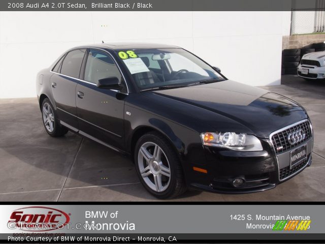 2008 Audi A4 2.0T Sedan in Brilliant Black