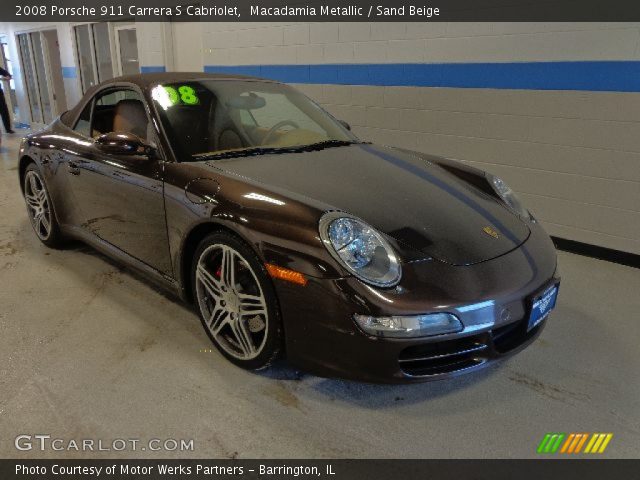 2008 Porsche 911 Carrera S Cabriolet in Macadamia Metallic