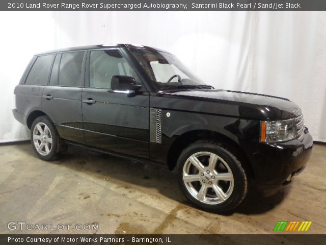 2010 Land Rover Range Rover Supercharged Autobiography in Santorini Black Pearl