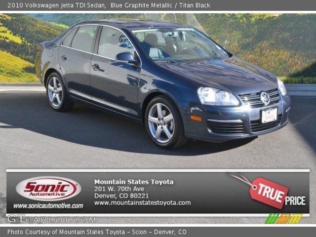 2010 Volkswagen Jetta TDI Sedan in Blue Graphite Metallic