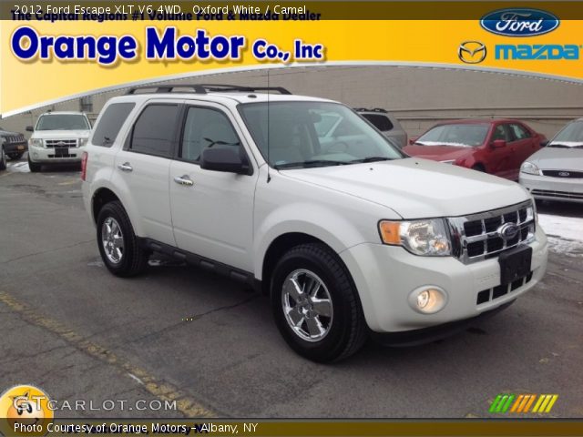 2012 Ford Escape XLT V6 4WD in Oxford White