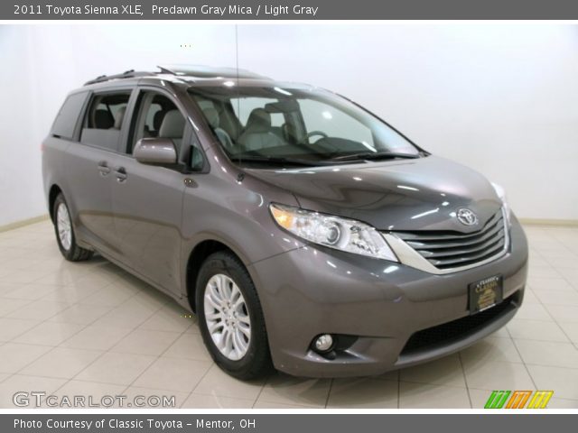 2011 Toyota Sienna XLE in Predawn Gray Mica