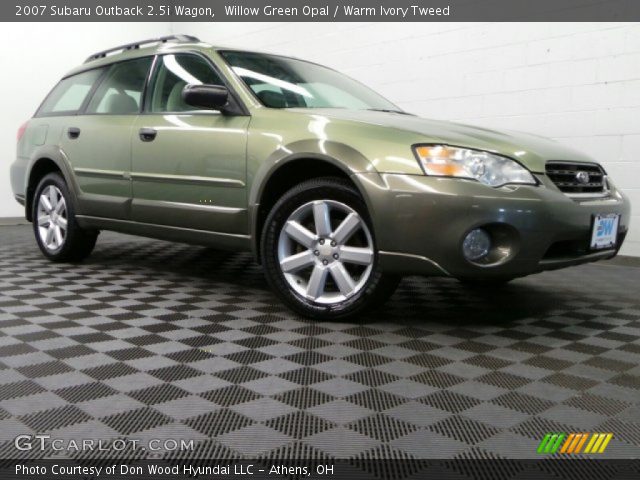 2007 Subaru Outback 2.5i Wagon in Willow Green Opal