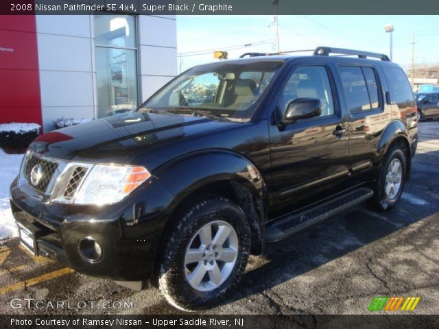 2008 Nissan Pathfinder SE 4x4 in Super Black