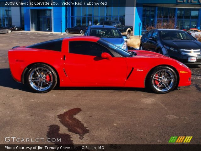 2008 Chevrolet Corvette Z06 in Victory Red