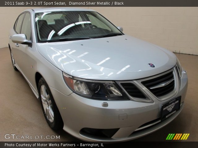 2011 Saab 9-3 2.0T Sport Sedan in Diamond Silver Metallic