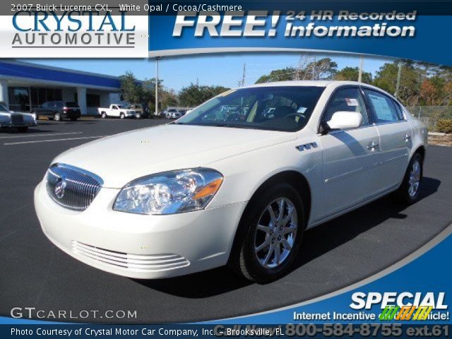 2007 Buick Lucerne CXL in White Opal