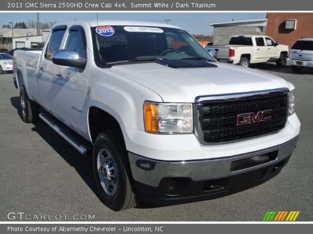 2013 GMC Sierra 2500HD Crew Cab 4x4 in Summit White