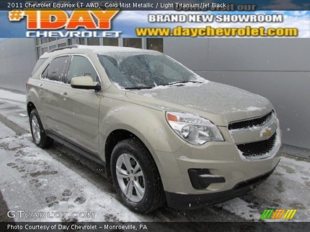 2011 Chevrolet Equinox LT AWD in Gold Mist Metallic