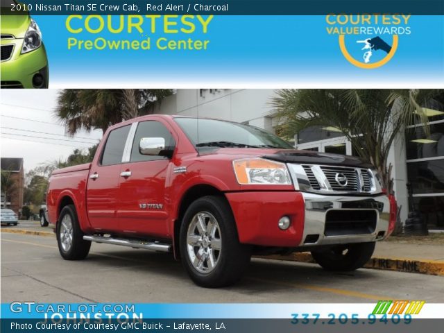 2010 Nissan Titan SE Crew Cab in Red Alert