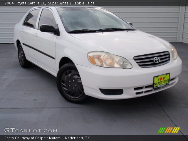 2004 Toyota Corolla CE in Super White