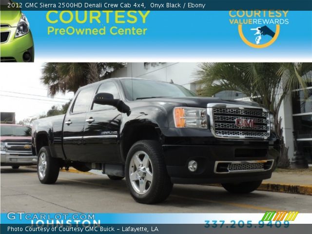 2012 GMC Sierra 2500HD Denali Crew Cab 4x4 in Onyx Black