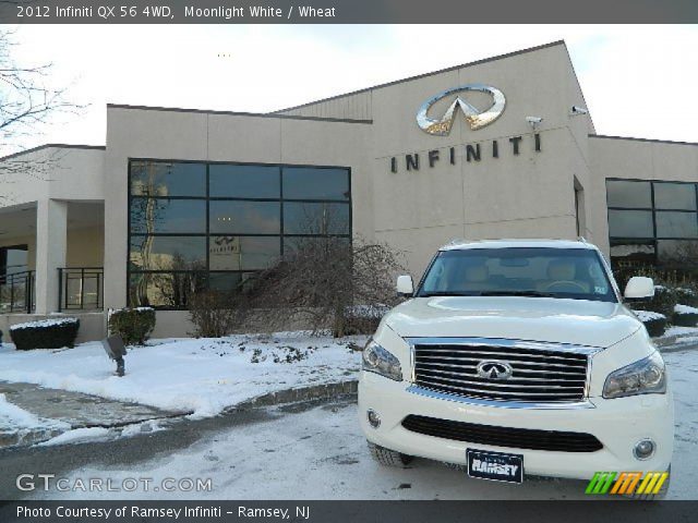 2012 Infiniti QX 56 4WD in Moonlight White