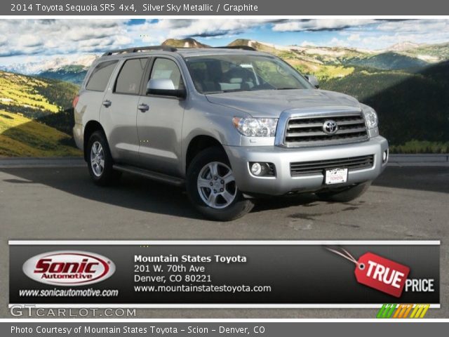 2014 Toyota Sequoia SR5 4x4 in Silver Sky Metallic