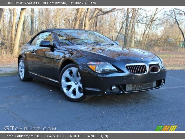 2006 BMW 6 Series 650i Convertible in Jet Black