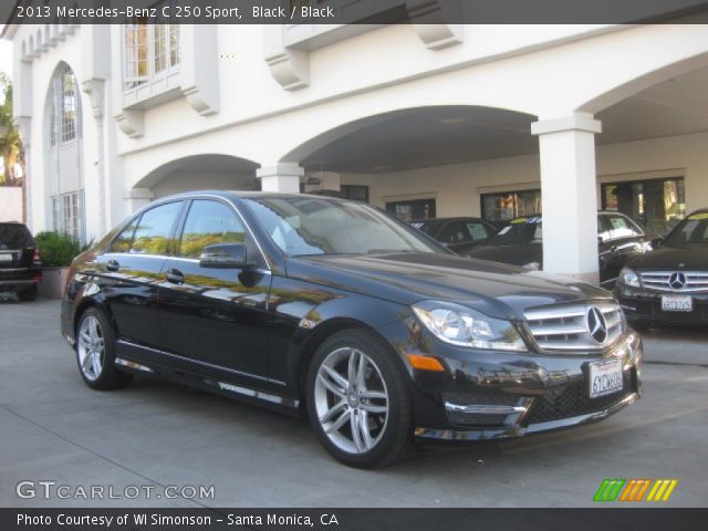 2013 Mercedes-Benz C 250 Sport in Black