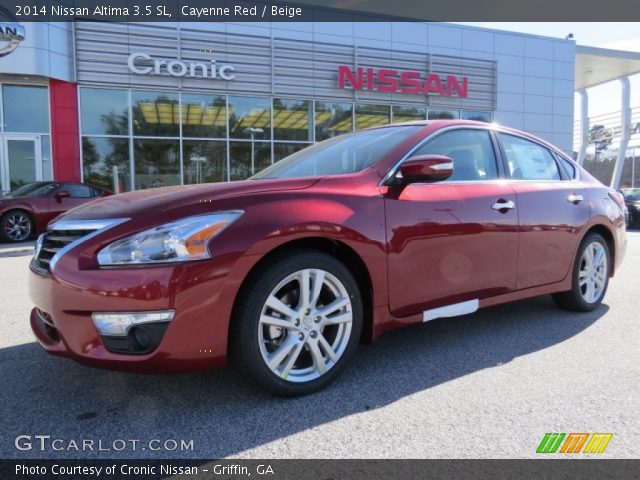 2014 Nissan altima cayenne red #9