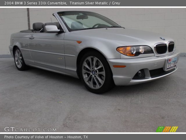 2004 BMW 3 Series 330i Convertible in Titanium Silver Metallic