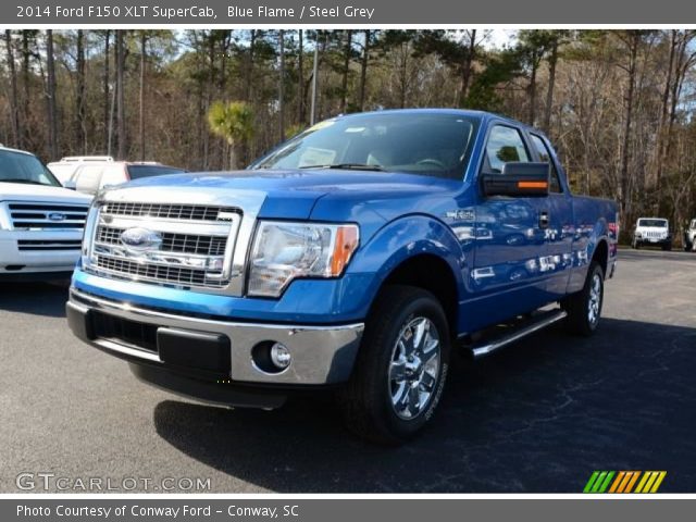 2014 Ford F150 XLT SuperCab in Blue Flame