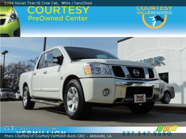 2004 Nissan Titan SE Crew Cab in White