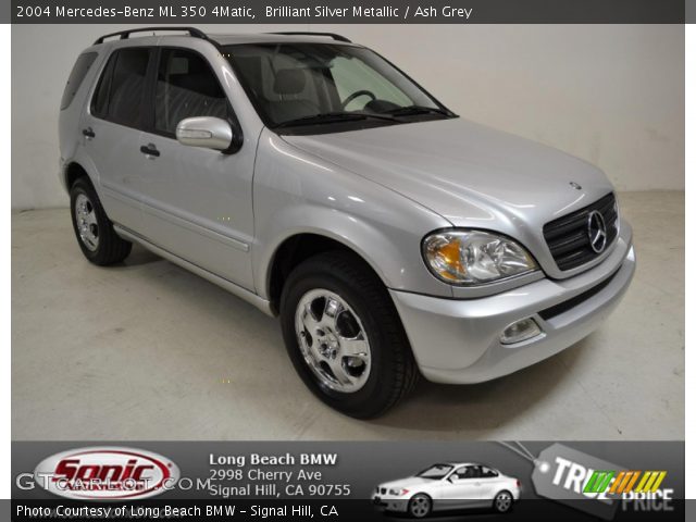 2004 Mercedes-Benz ML 350 4Matic in Brilliant Silver Metallic