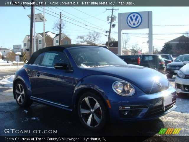 2013 Volkswagen Beetle Turbo Convertible in Reef Blue Metallic
