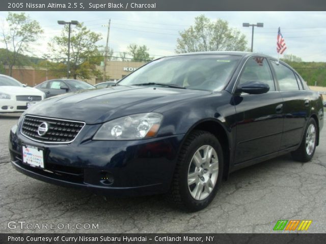 2005 Nissan Altima 2.5 S in Super Black