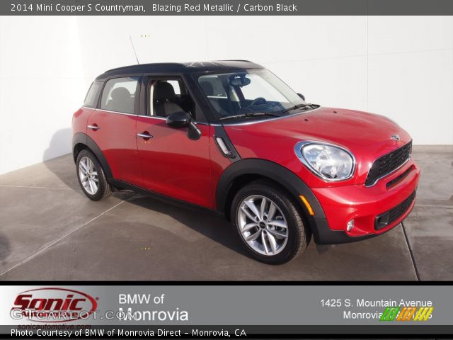 2014 Mini Cooper S Countryman in Blazing Red Metallic