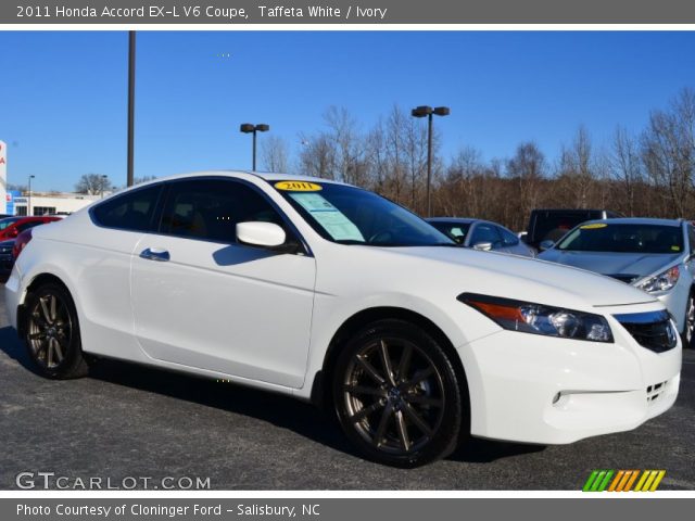 2011 Honda Accord EX-L V6 Coupe in Taffeta White