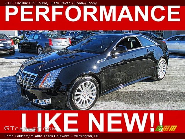 2012 Cadillac CTS Coupe in Black Raven