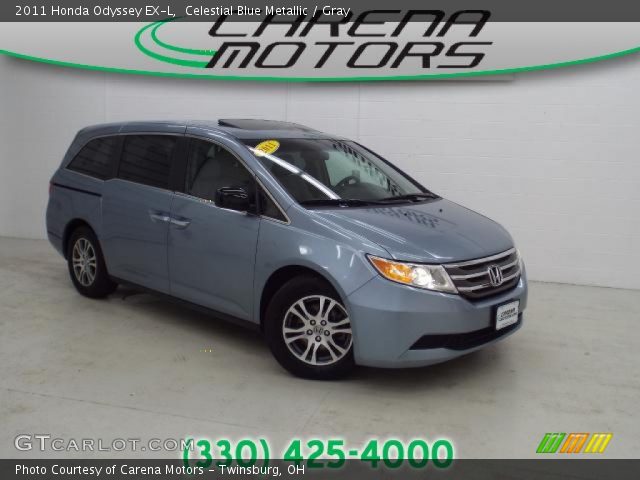 2011 Honda Odyssey EX-L in Celestial Blue Metallic