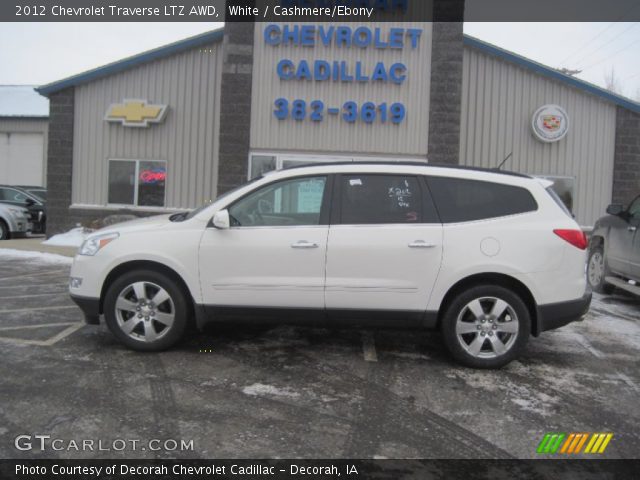 2012 Chevrolet Traverse LTZ AWD in White