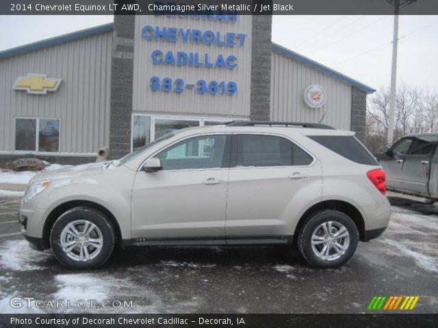 2014 Chevrolet Equinox LT AWD in Champagne Silver Metallic