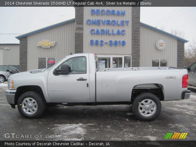 2014 Chevrolet Silverado 3500HD LT Regular Cab 4x4 in Silver Ice Metallic