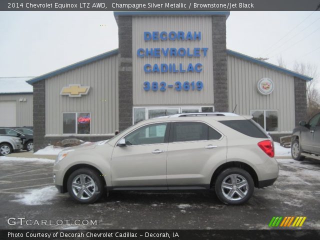 2014 Chevrolet Equinox LTZ AWD in Champagne Silver Metallic