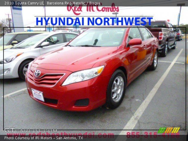 2010 Toyota Camry LE in Barcelona Red Metallic
