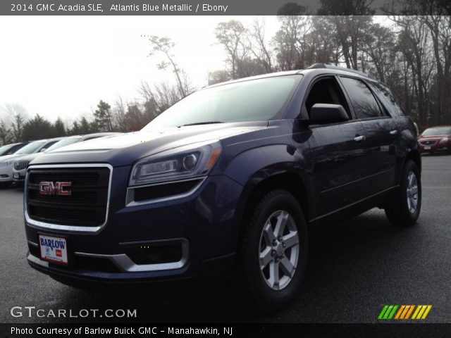 2014 GMC Acadia SLE in Atlantis Blue Metallic