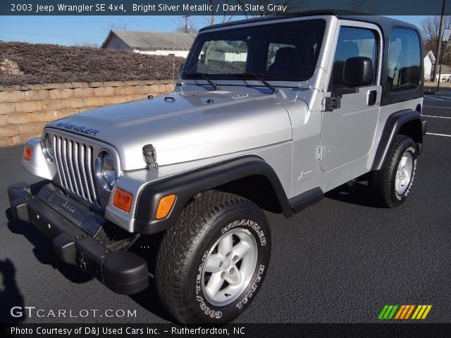 2003 Jeep Wrangler SE 4x4 in Bright Silver Metallic